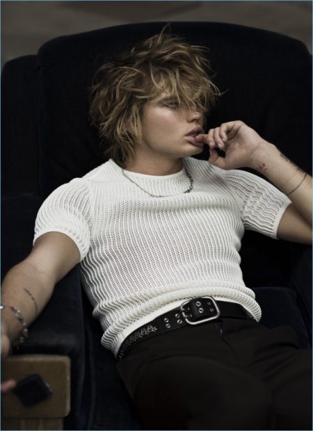 Jordan Barrett 2017 Russh Cover Photo Shoot 004