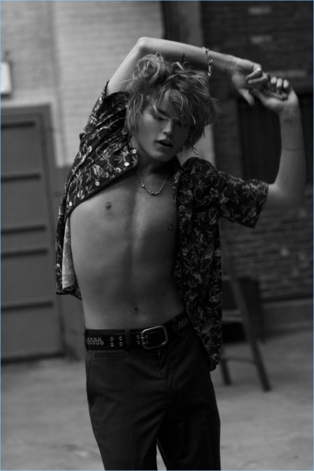 Jordan Barrett 2017 Russh Cover Photo Shoot 007