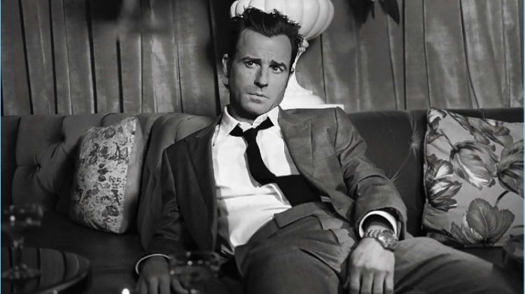 Justin Theroux is an Enigma for L’Uomo Vogue Photo Shoot