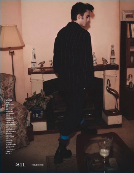 Lennon Gallagher 2017 Editorial Vogue Hommes Paris 010