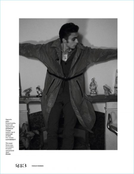 Lennon Gallagher 2017 Editorial Vogue Hommes Paris 012