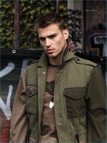 Matthew Noszka Covers Da Man Style, Models Bold Fashions