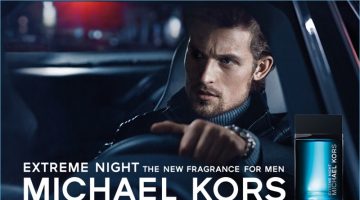 Wouter Peelen stars in the fragrance campaign for Michael Kors Extreme Night.