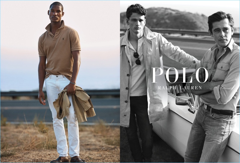 Brad Allen, Simon Nessman, and Werner Schreyer front POLO Ralph Lauren's spring-summer 2017 campaign.