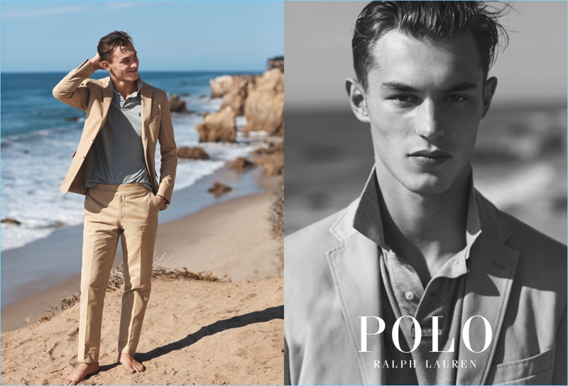 Model Kit Butler fronts POLO Ralph Lauren's spring-summer 2017 campaign.