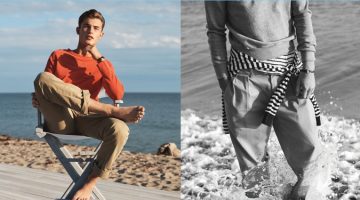 POLO Ralph Lauren Takes to Malibu for Relaxed Spring '17 Kit Butler connects with POLO Ralph Lauren in casual smart fashions for spring-summer 2017.