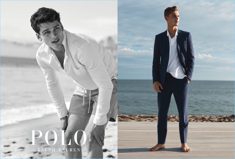 Josh Olins photographs Simon Nessman and Kit Butler for POLO Ralph Lauren's spring-summer 2017 campaign.