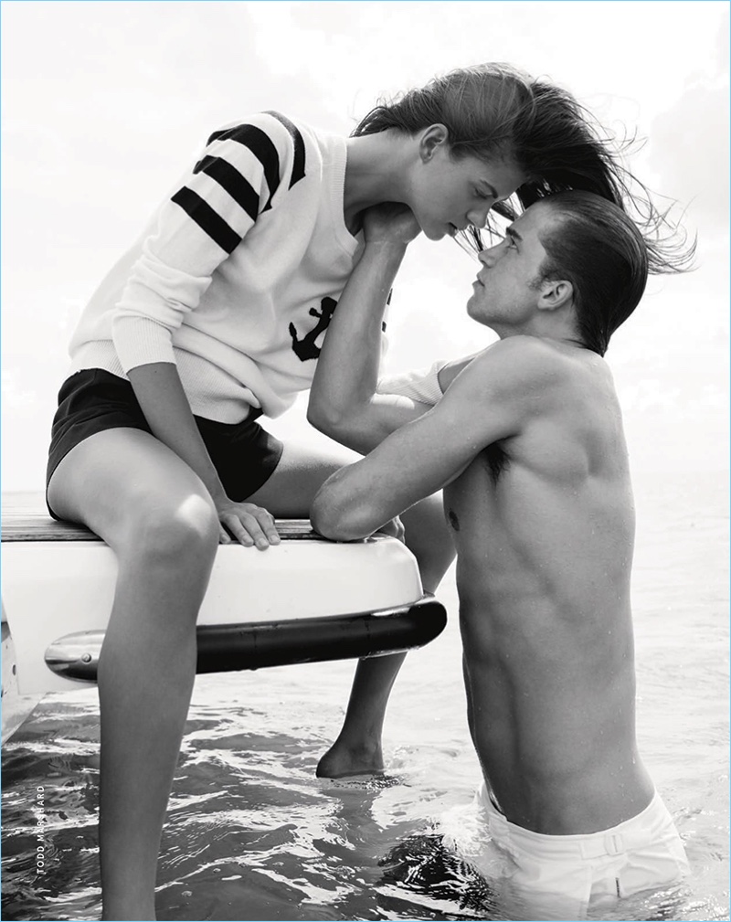 Todd Marshard photographs River Viiperi and Anja Voskresenska for Boat International.