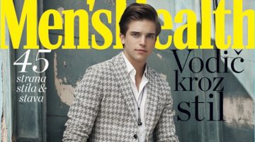 River Viiperi Covers Men's Health Serbia, Sports 'Cool Guy' Fashions River Viiperi covers the April 2017 issue of Men's Health Serbia.