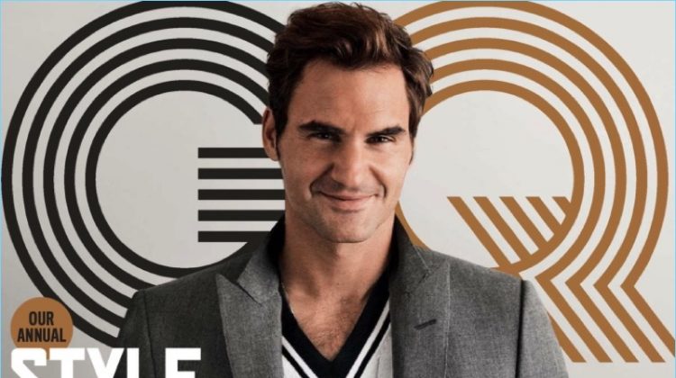 Roger Federer covers the April 2017 issue of GQ.