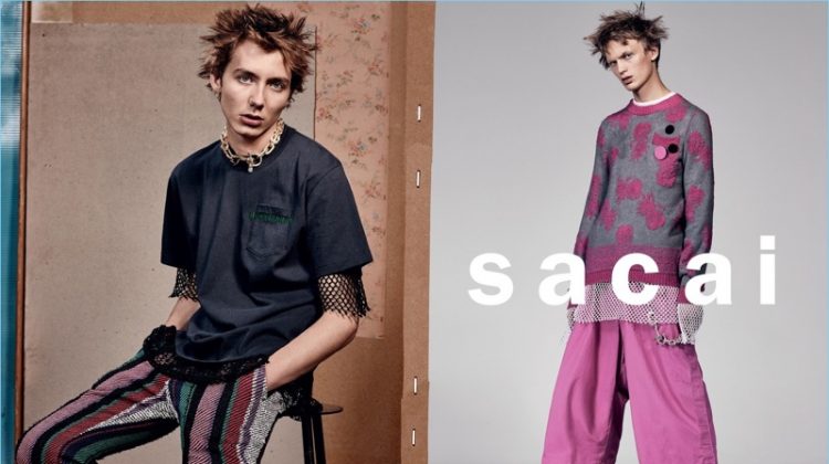 Jonas Glöer & Paul Hameline Go Punk for Sacai Spring ’17 Campaign