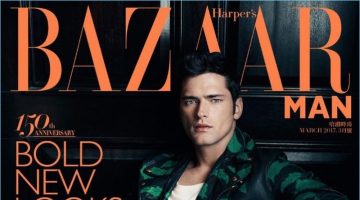 Sean O'Pry Covers Harper's Bazaar Man Taiwan, Sports Elegant Fashions Sean O'Pry covers the March 2017 issue of Harper's Bazaar Man Taiwan.