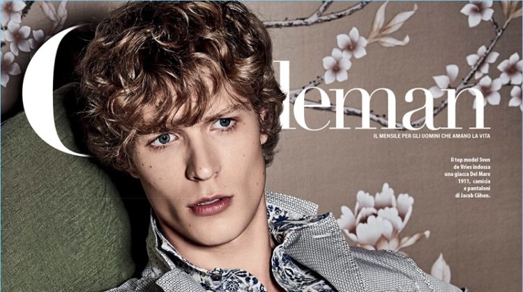 Lord of the Prints: Sven de Vries Does Dandy Style for Gentleman Cover Shoot