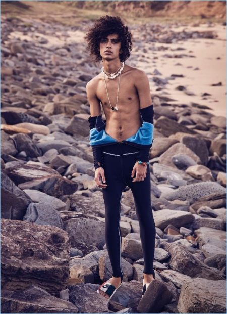 Wool by the Beach: Trè Samuels Stars in Wool Cover Story
