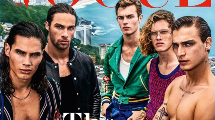 City of the Gods: Mario Testino Shoots Vogue Hommes Paris Cover Shoot