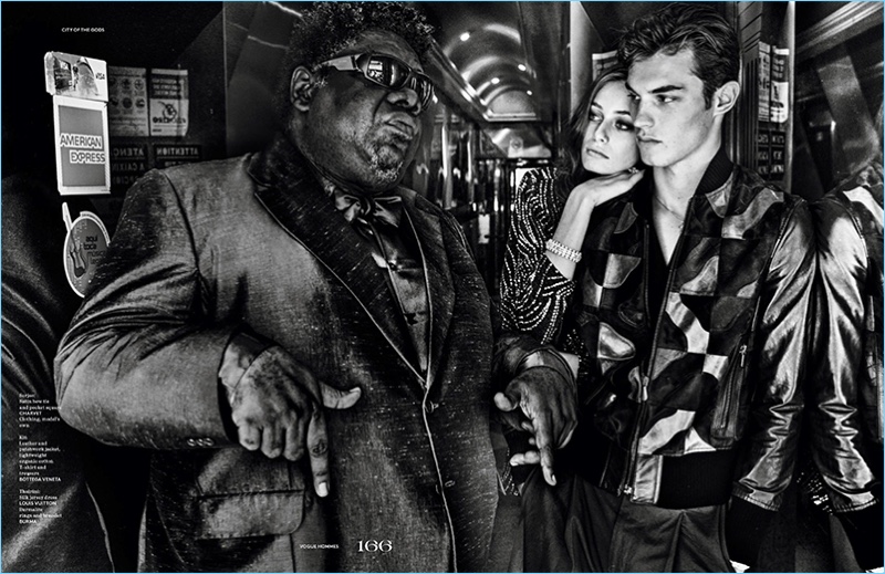City of the Gods: Mario Testino Shoots Vogue Hommes Paris Cover Shoot ...