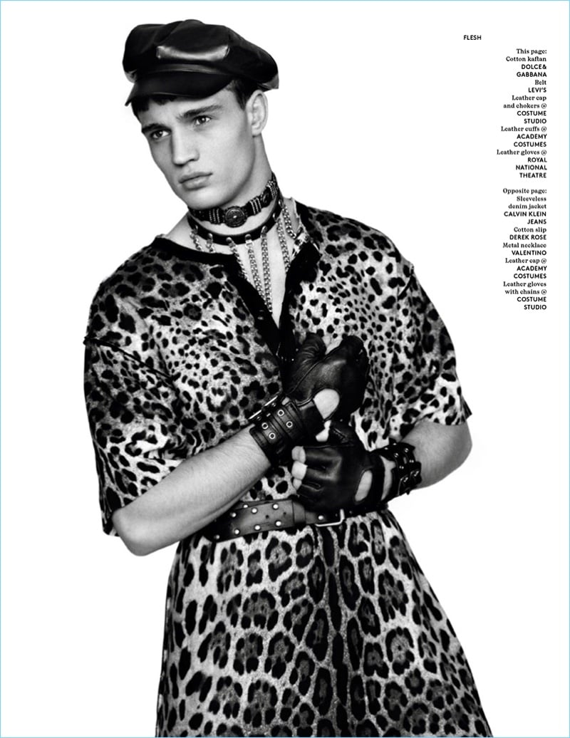 Vogue Hommes Paris 2017 Flesh Editorial
