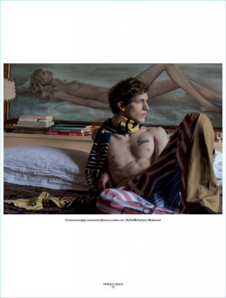 Xavier Buestel Models Stella McCartney for Vogue Man Ukraine