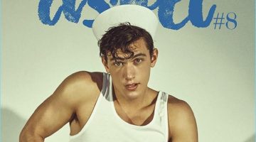 Mon Petit Capitaine: Xavier Serrano, Juan Betancourt & Andrés Sanjuan for Risbel Xavier Serrano channels sailor style for the cover of Risbel magazine.