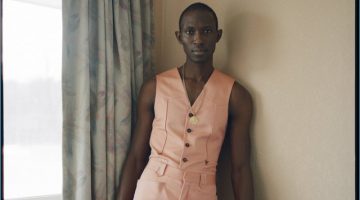 Armando Cabral Dons Dandy Styles for Flaunt Editorial Armando Cabral dons a vest and trousers by Roberto Cavalli.