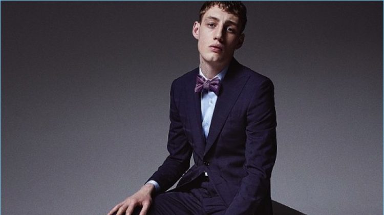 Aubrey Rocks Suits & Skates for Style Editorial