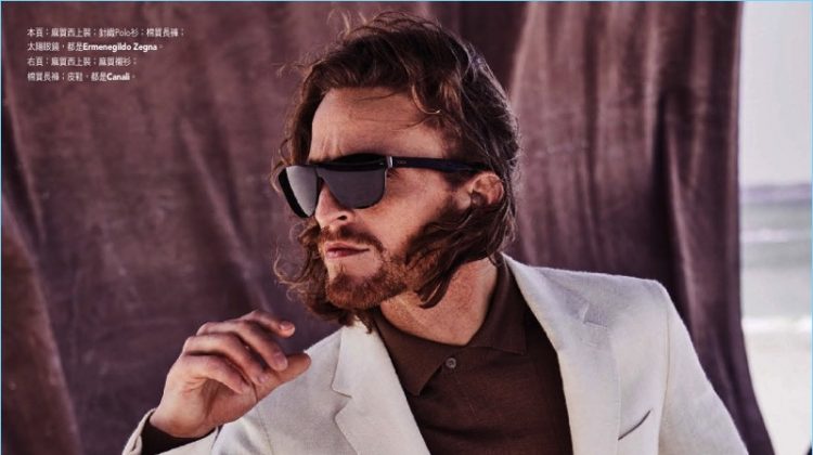 A Relaxed Approach: Brendon Beck Tackles Suiting for GQ Taiwan
