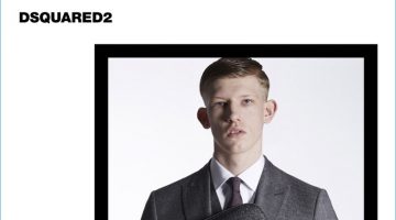 Dsquared2 Taps Connor Newall as Face of Classic Tailored Collection Connor Newall suits up for Dsquared2's Classic Tailored Collection fall-winter 2017 campaign.