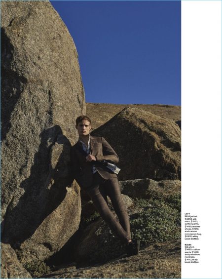 Out of Africa: Julian Schneyder Dons Louis Vuitton for GQ