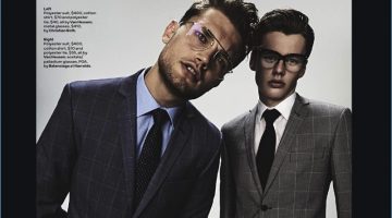 Stefan Pollmann & Robert James Knowles Sport Local Labels for GQ Australia Stefan Pollmann and Robert James Knowles suit up in Van Heusen.