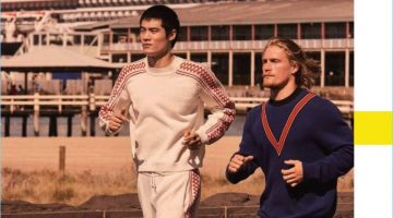 Harry Goodwins & Hao Yun Xiang Embrace Sporty Designer Style for GQ China Going for a run, Hao Yun Xiang and Harry Goodwins sport Stella McCartney looks. Hao wears Nike sneakers while Harry dons shoes from Emporio Armani.