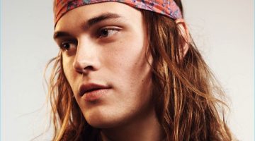 Go Long: American GQ Style Rounds Up Long Hairstyles Michael Bailey-Gates styles his long hair in a Ralph Lauren scarf.