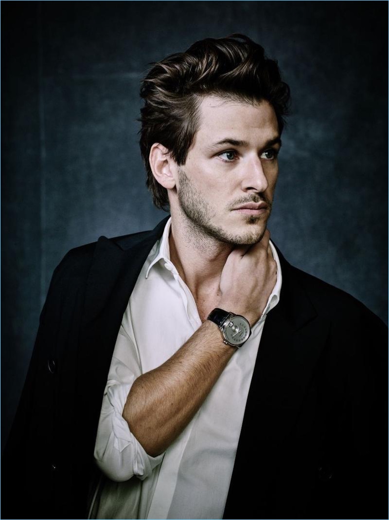 Actor Gaspard Ulliel appears in a campaign for Monsieur de Chanel.