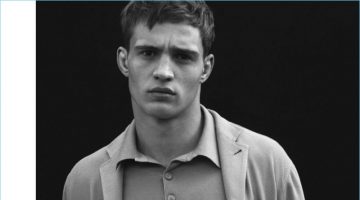 Julian Schneyder & Andrey Zakharov Front Giorgio Armani's Spring '17 Campaign Going preppy, Julian Schneyder stars in Giorgio Armani's spring-summer 2017 campaign.