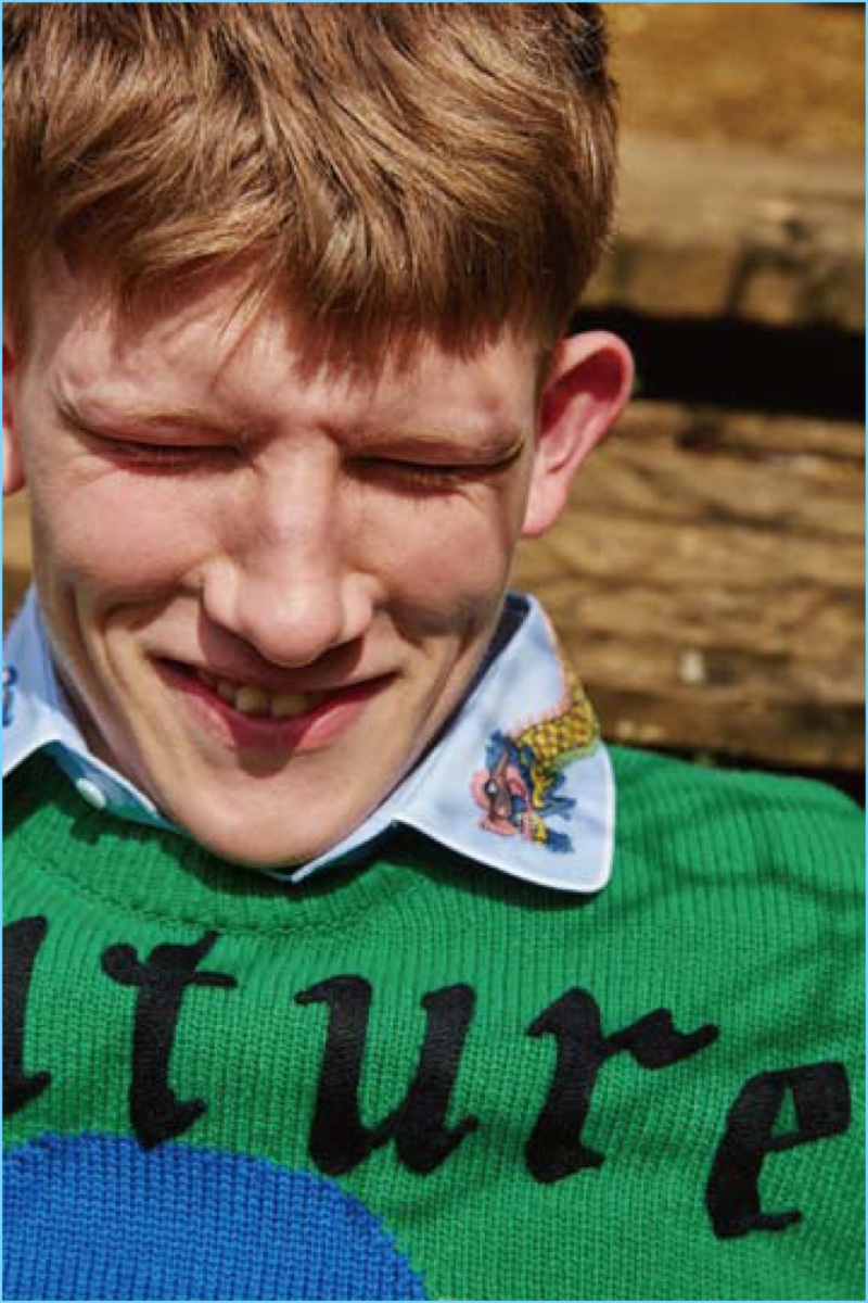 Connor Newall Charms in Gucci for Luel Editorial
