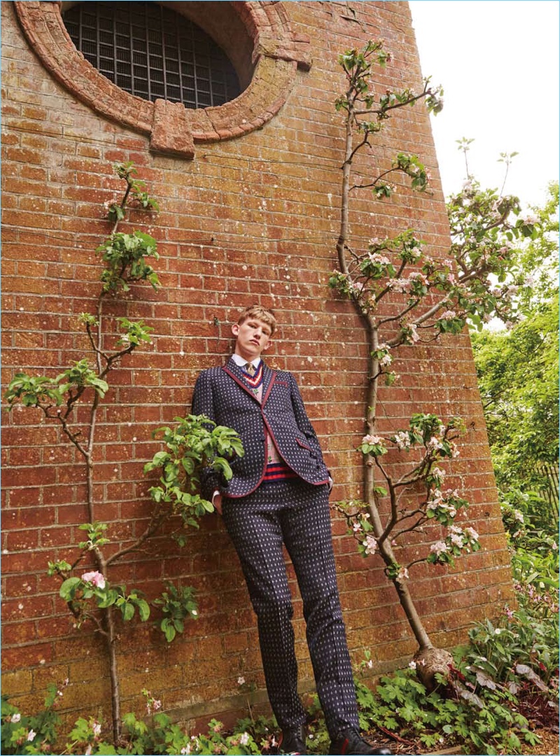 Connor Newall Charms in Gucci for Luel Editorial