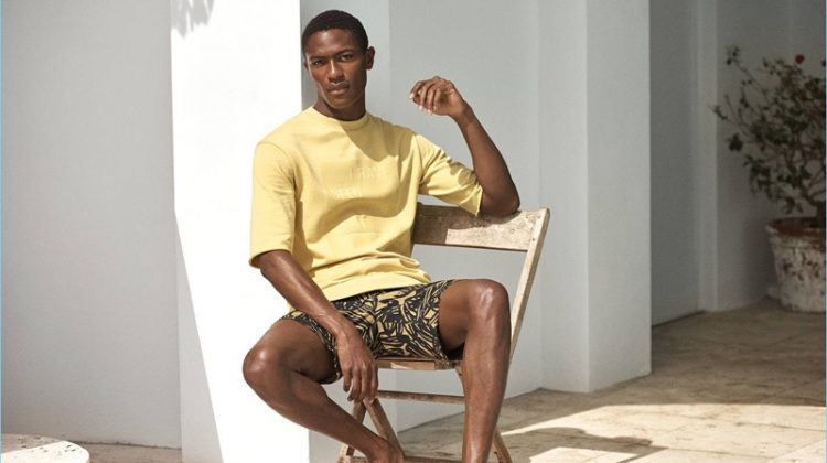 Beat the Heat: Hamid Onifade Models H&M’s Sleek Summer Styles