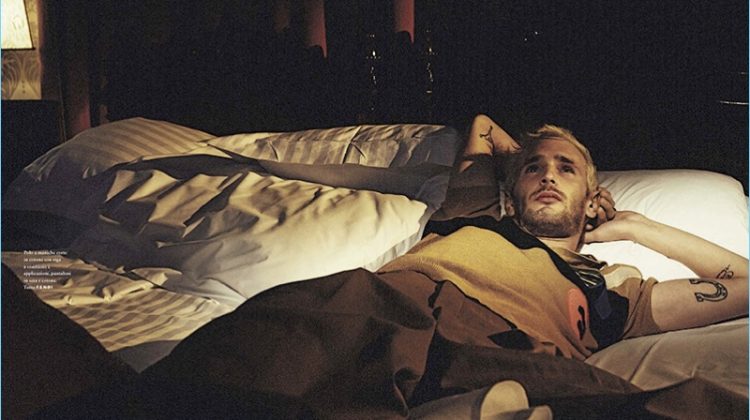 Hopper Penn Rocks Fendi for GQ Italia Shoot