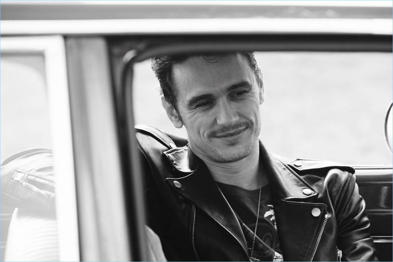 James Franco is front and center for a new black and white promo image from Coach.