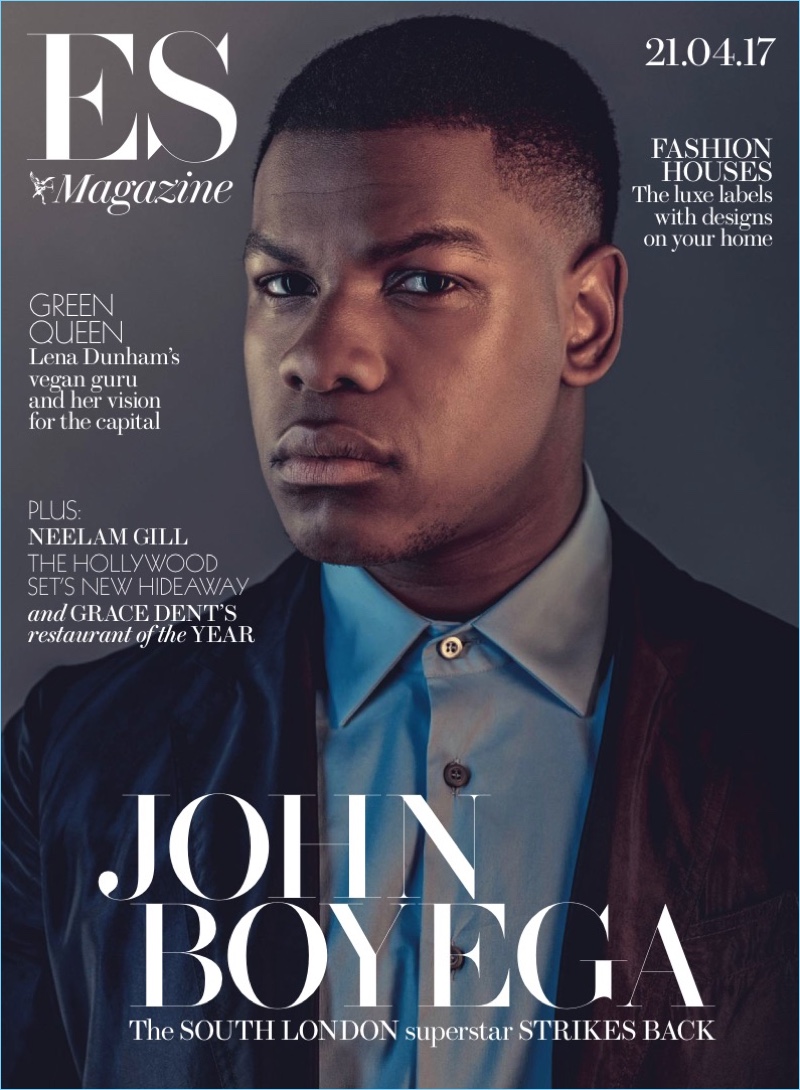 John Boyega covers ES magazine.