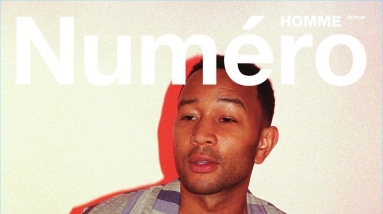 John Legend covers the spring-summer 2017 issue of Numéro Homme Berlin.