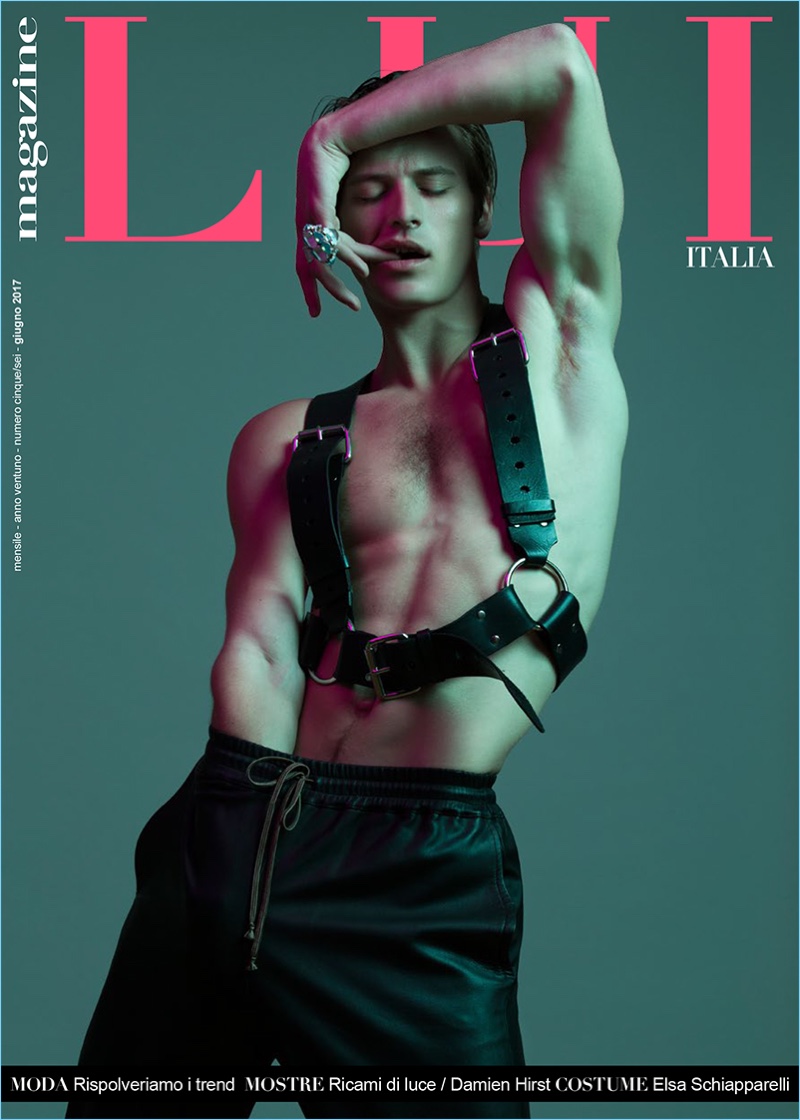 Jules Raynal covers the May/June 2017 issue of Lui Italia.
