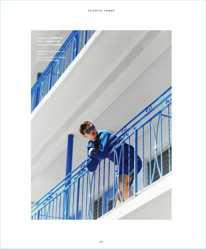 Julian Schneyder 2017 Editorial Essential Homme