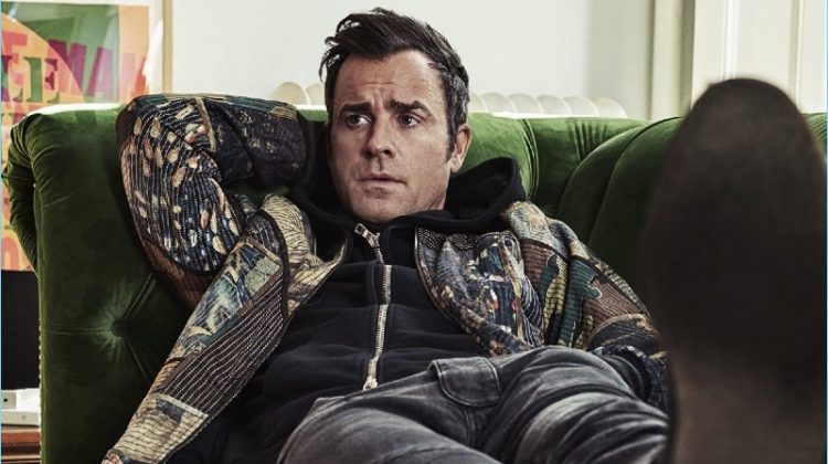The Bomber Squad: Justin Theroux Stars in Esquire Fashion Shoot