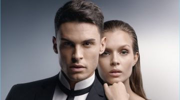 Baptiste Giabiconi Fronts Karl Lagerfeld Spring '17 Campaign, Dons Black Baptiste Giabiconi joins Josephine Skriver for Karl Lagerfeld's spring-summer 2017 timepiece campaign.
