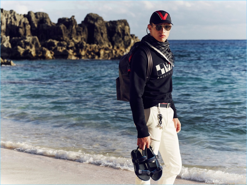 Julian Schneyder Models Louis Vuitton America's Cup Collection 2017