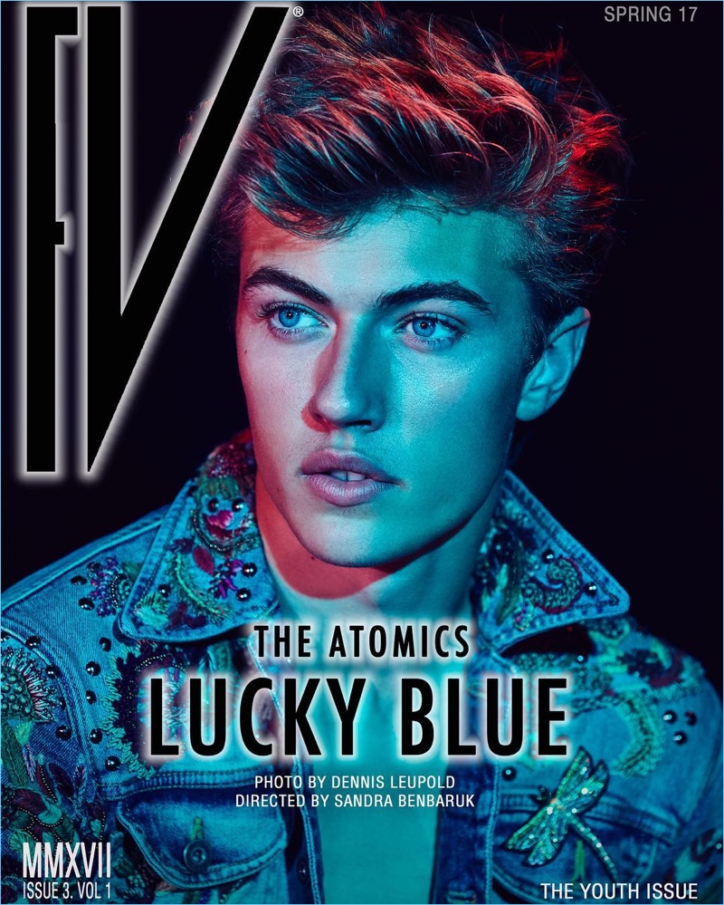 Lucky Blue Smith covers the latest issue of FV magazine.