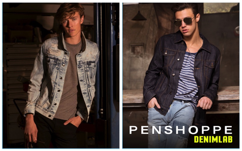 Lucky Blue Smith and Cameron Dallas star in Penshoppe's spring-summer 2017 DenimLab campaign.