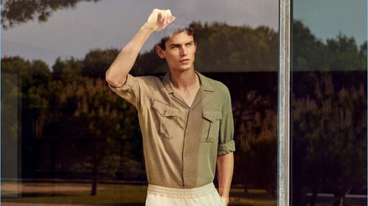 Frames of Summer: Arthur Gosse Dons Chic Mango Man Styles