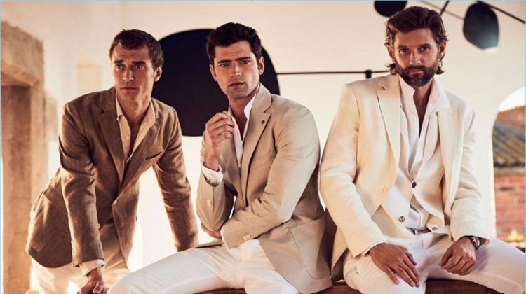 Own Your Style: Clément Chabernaud, RJ Rogenski & Sean O’Pry Don Massimo Dutti Suiting