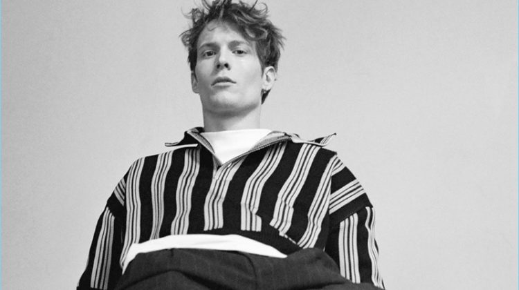 Parallel Lines: Felix Gesnouin Sports Striped Styles for Matches Fashion